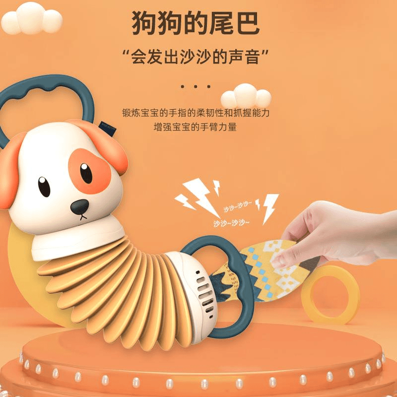 儿童手风琴玩具卡通动物造型婴幼儿抓握练习兴趣培训启蒙乐器