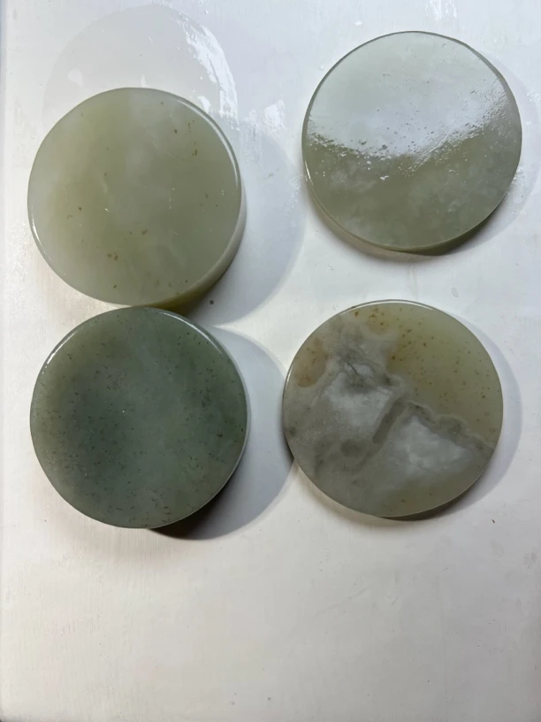 和田玉手镯心牌子料 多样性发货拍一发一