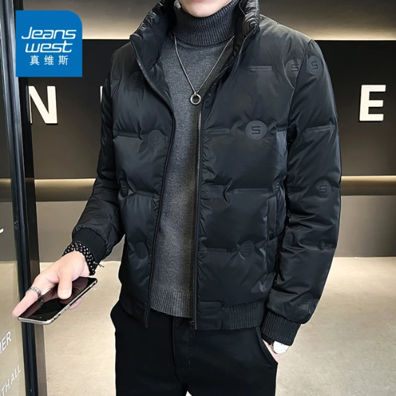 真维斯冬季棉服男短款潮牌休闲潮流立领加厚痞帅保暖上衣服