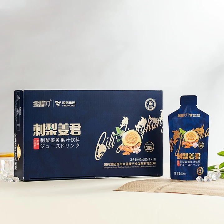 国药集团金赐力刺梨姜君果汁饮料50ml*12袋