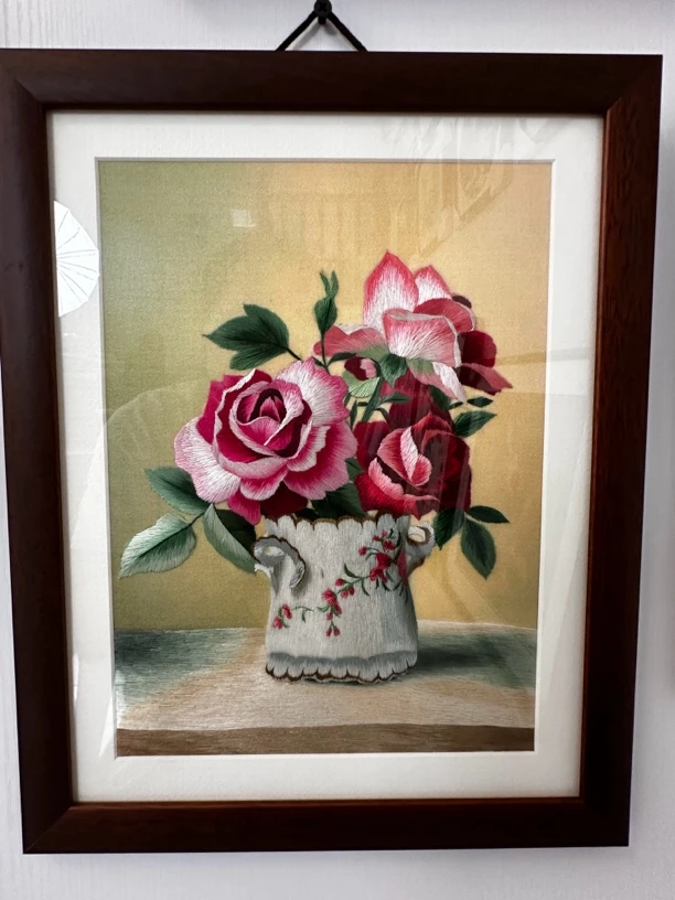 欧式刺绣图 插画图 手工刺绣