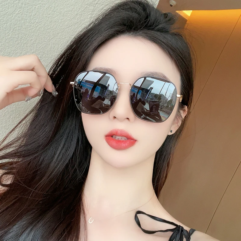 墨镜女士2025新款高档太阳眼镜偏光防紫外线高级感大脸近视带度数