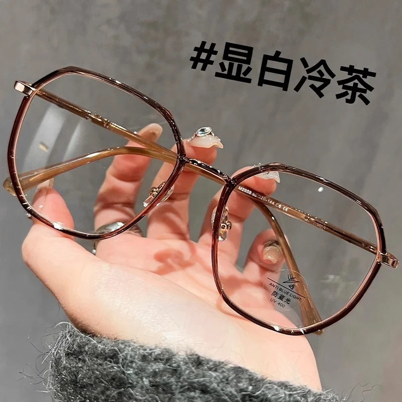 老花镜女士防蓝光抗疲劳高档正品中老年高清眼镜时髦时尚显年轻款