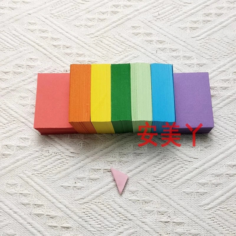 三角插折纸材料 折三角的材料手工