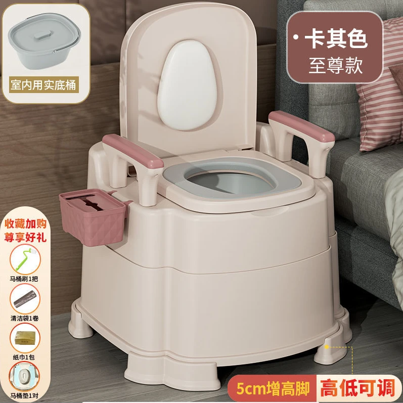 可移动马桶坐便器老年人卧床病人孕妇专用桶家用老人卧室方便厕所