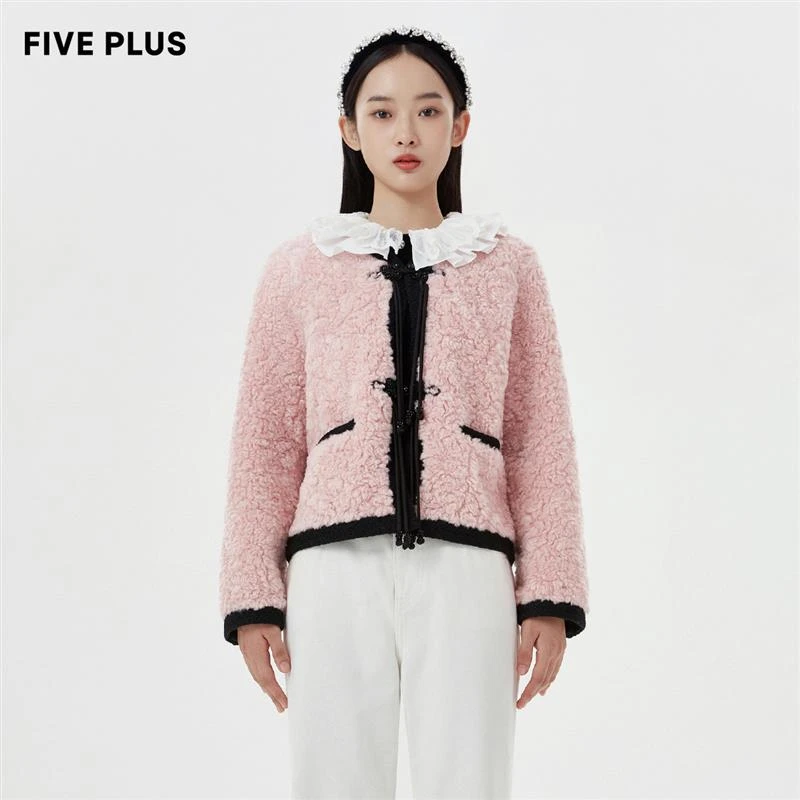 【诗语专属】FIVE PLUS爆款宽松保暖秋冬毛毛外套2WE3041990