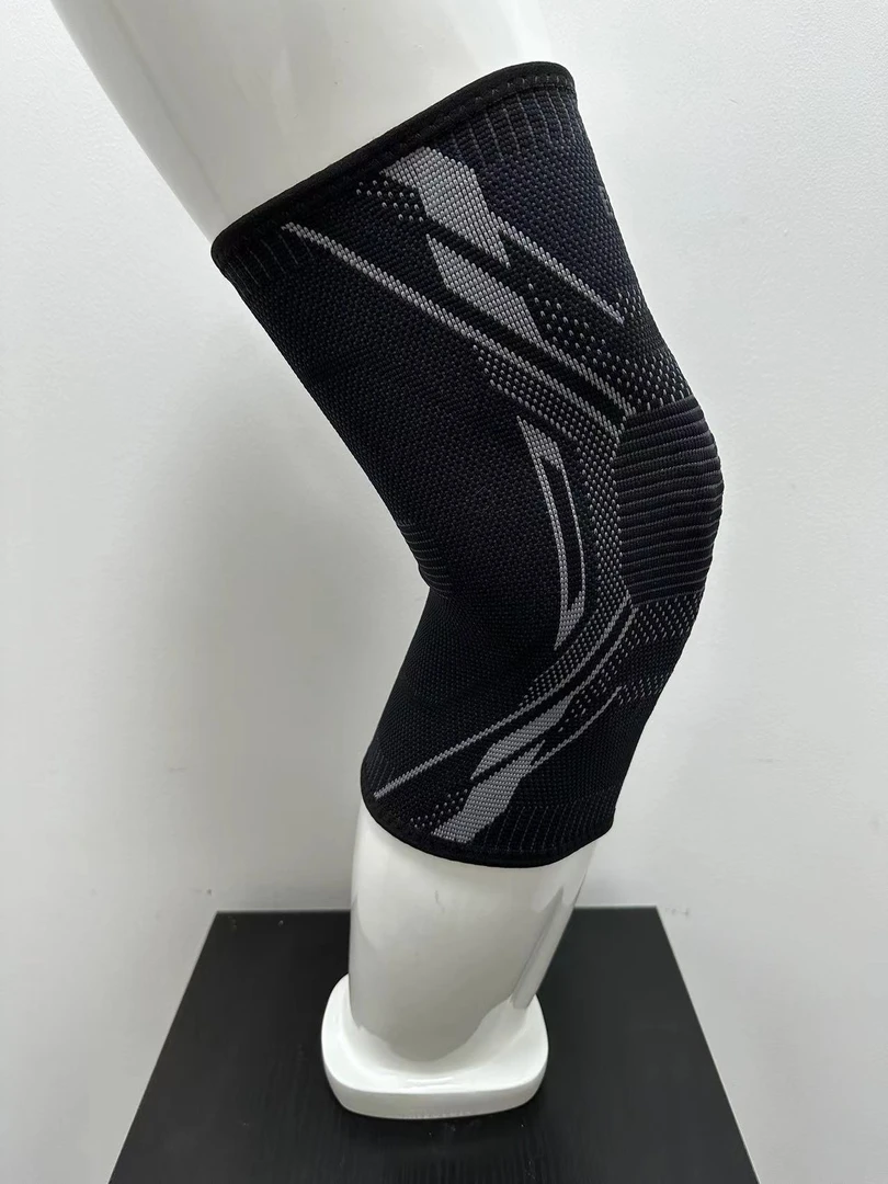 厂【发泡护膝】针织尼龙护膝运动登山老寒腿跑步健身空调房保暖护膝