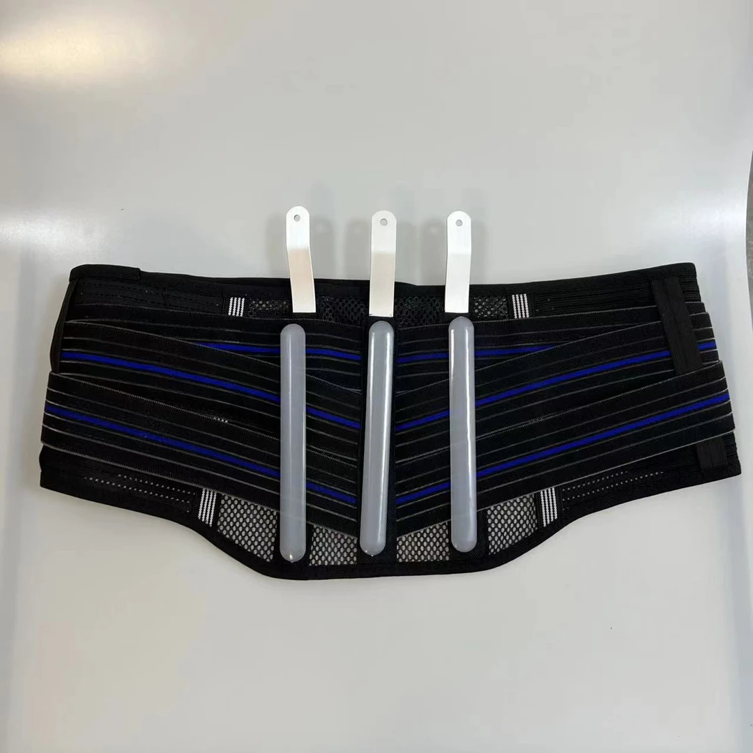 【16cu5-蓝】支撑护腰透气加压保护束腰男女家用健身弹力收腹护腰