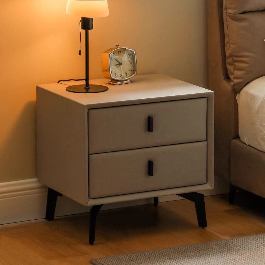 北美简约软包床头柜客厅家用创意主卧特价无售后