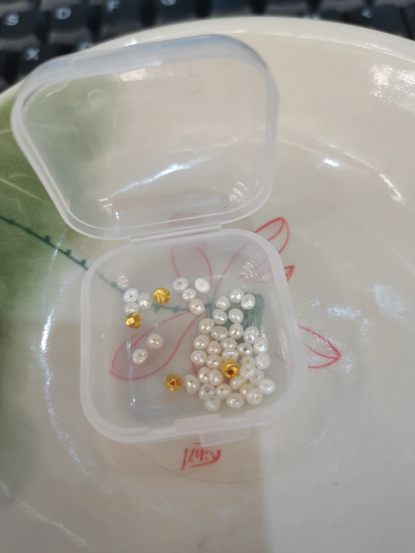 足金珍珠戒指 0.364