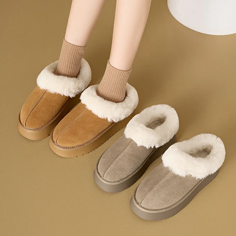 小码棉鞋313233女鞋厚底2024新款冬季34小个子雪地靴子女保暖加绒