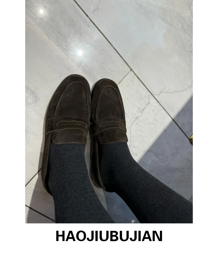 好久不见黑色方口鞋