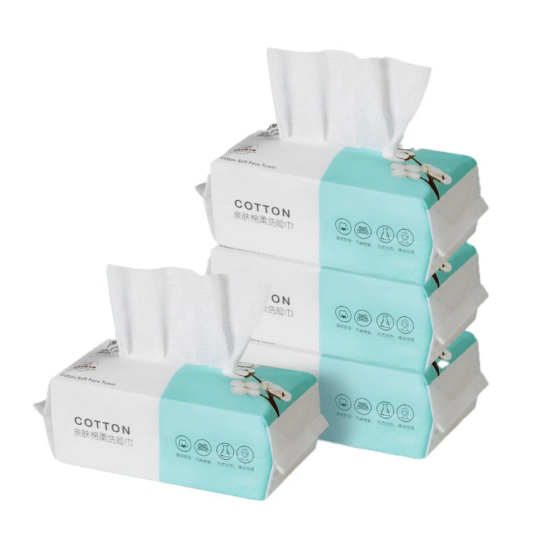 一次性洗脸巾加厚抽取式擦脸卸妆巾干湿两用洁面棉柔洗面毛巾