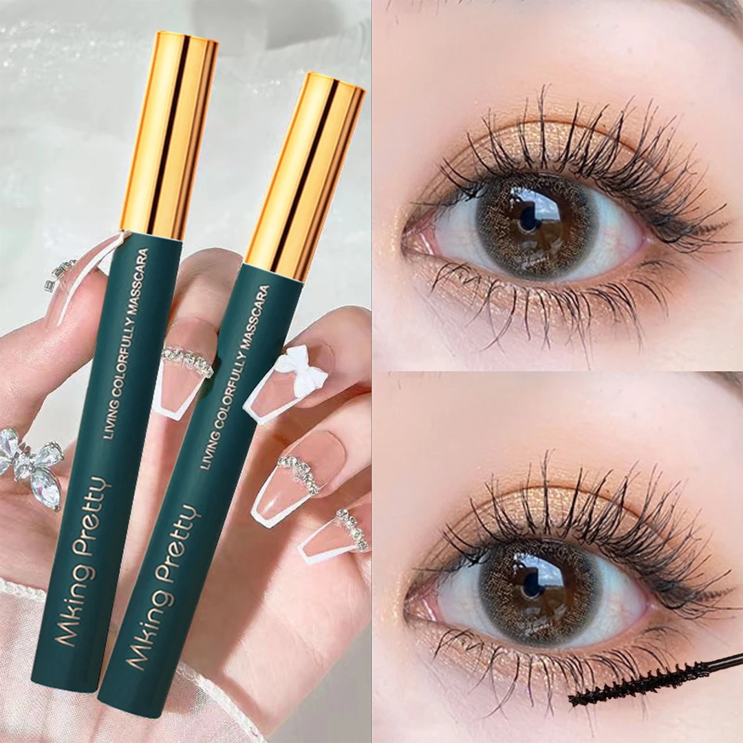 睫毛膏细刷头防水防汗不晕染不掉色加密纤长卷翘学生党平价睫毛刷