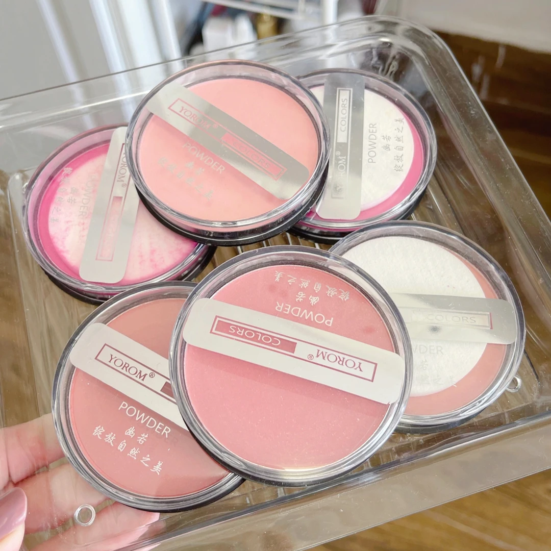 幽若腮红单色哑光细闪高光蜜桃粉提亮自然细腻学生胭脂盘网红爆款