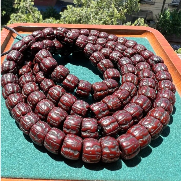 【呀拉索】金刚菩提108颗念珠/手串 色泽红润 品相完好 藏传好物