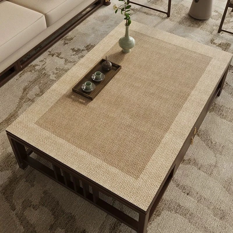 茶几桌布PVC防水防烫免洗茶几桌垫家用纯色桌布防油客厅餐桌垫