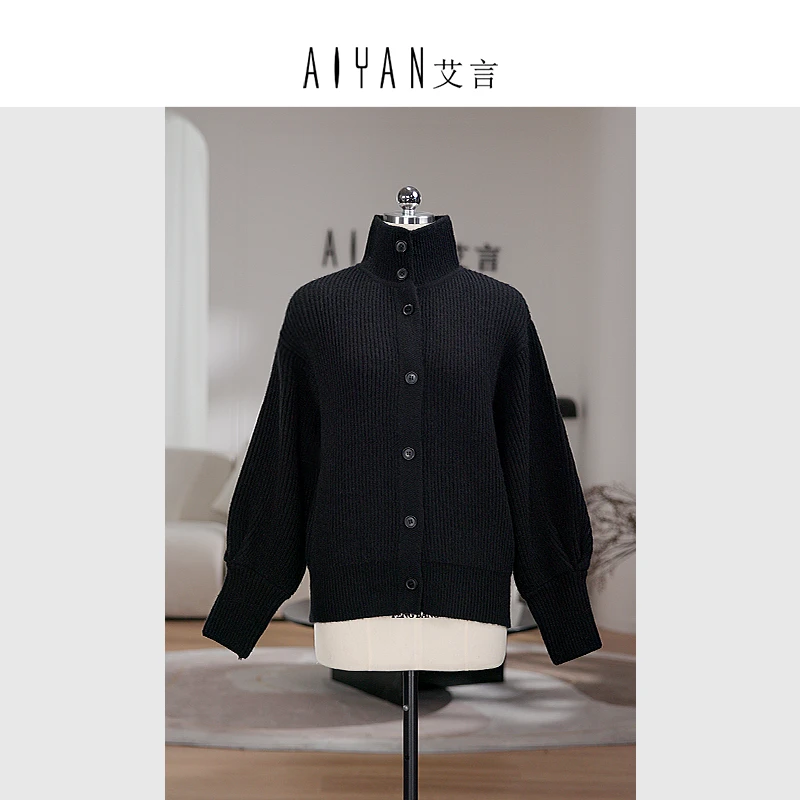 【keke设计款-AE875】秋冬新款气质百搭小众设计长袖女装毛衣