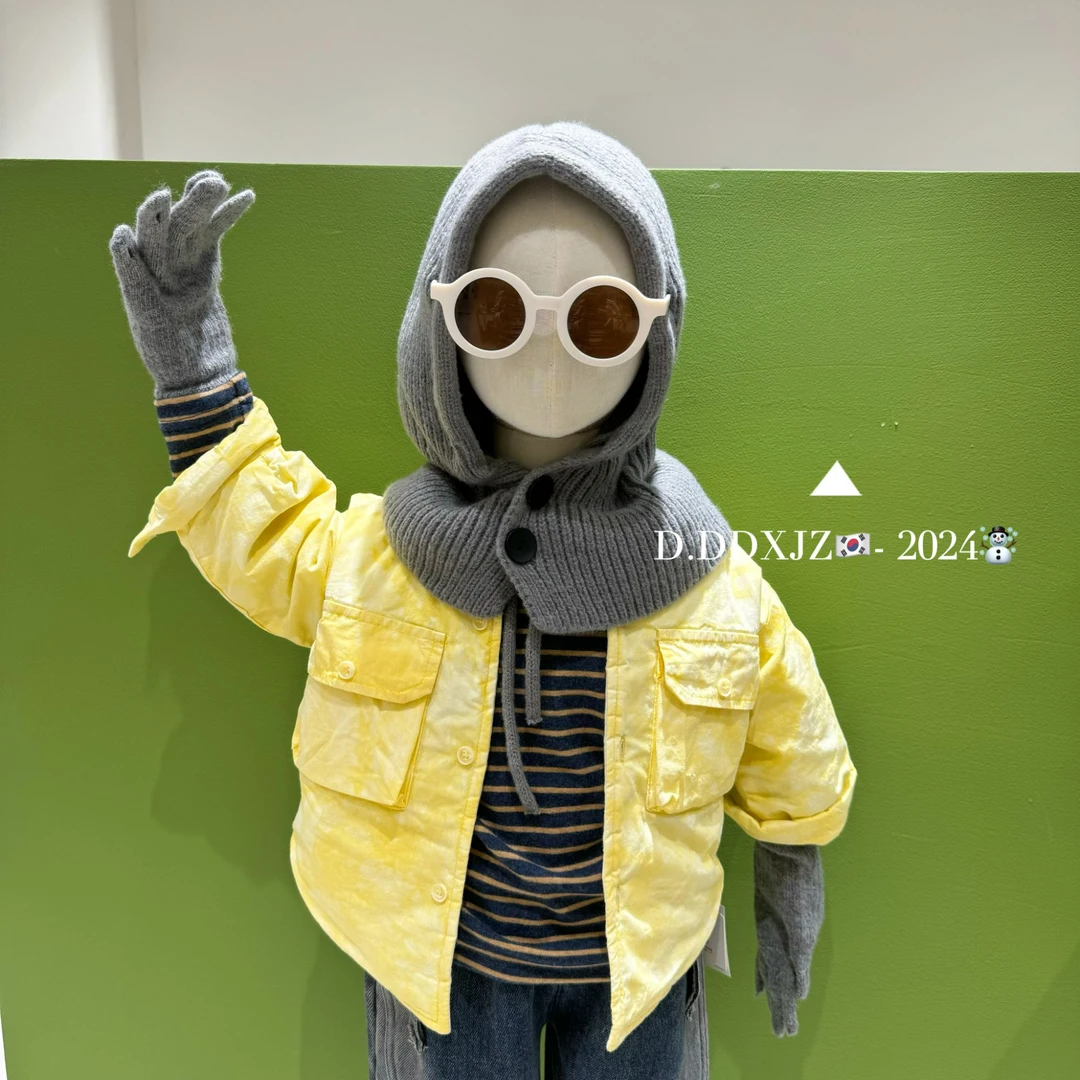 【达不溜家】原创 男童韩系 冬款夹棉衬衫外套 85015