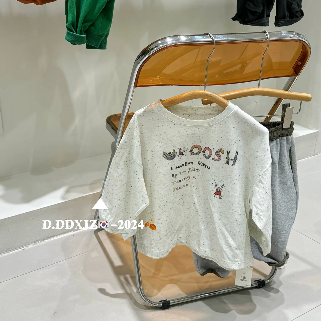 【捡漏】百搭韩系儿童 印花男童百搭神器长袖打底衫 DD1028