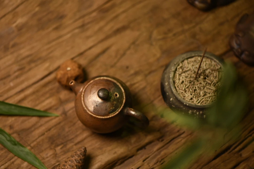 景德镇阿根老师七天六夜柴烧小壶