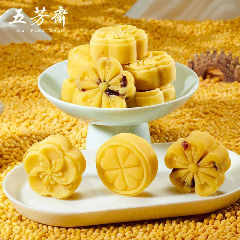 五芳斋桂花糕江南绿豆糕办公室点心零食传统老式软糯24K年味