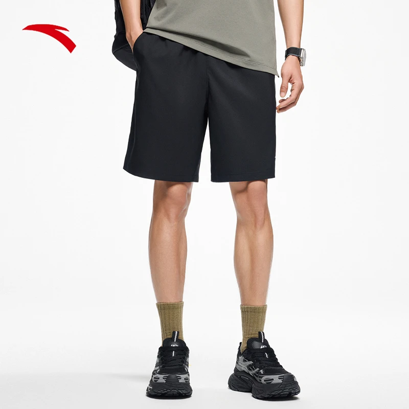 速干裤丨安踏25梭织徒步运动短裤男士新款夏季宽松清凉休闲休闲裤