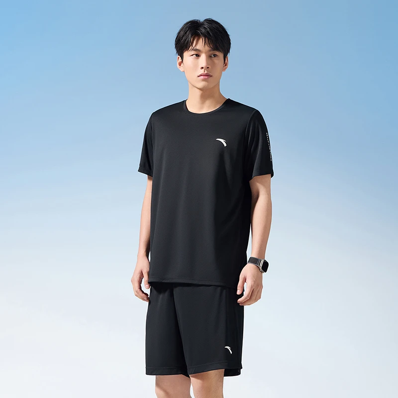 【安踏官方】ANTA/安踏速干套装夏吸湿速干时尚跑步轻薄运动两件套