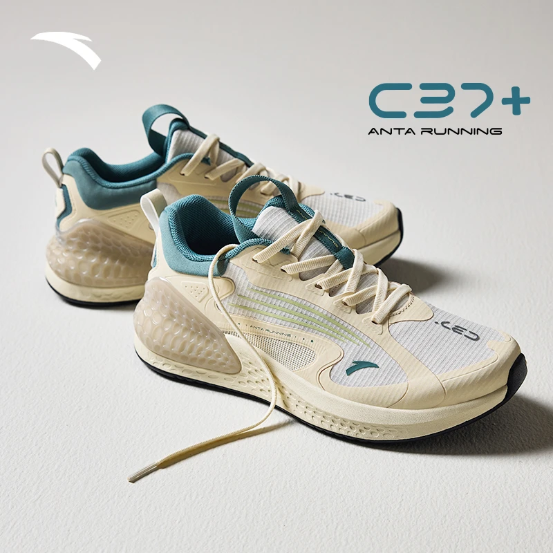 安踏C37+舒适跑鞋丨女士秋季跑步鞋减震软底休闲百搭运动鞋