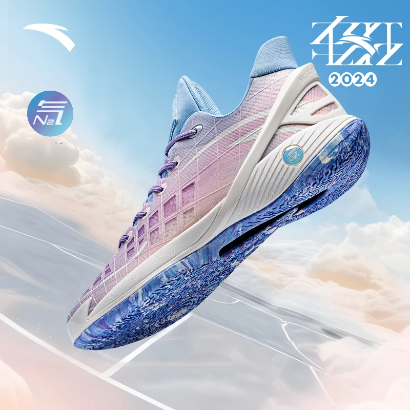 【安踏官方】安踏轻狂2025丨氮科技篮球鞋男士低帮专业实战运动鞋