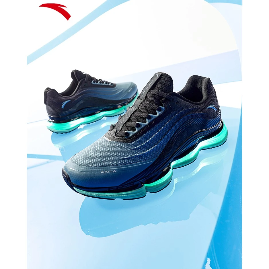 【安踏官方】弹力胶2缓震回弹跑鞋男橡胶大底耐磨防滑运动鞋运动