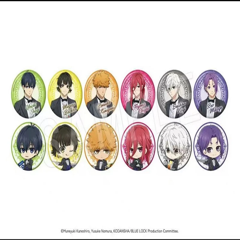 日谷 蓝锁 新执事系列吧唧 盲盒徽章 蓝色监狱