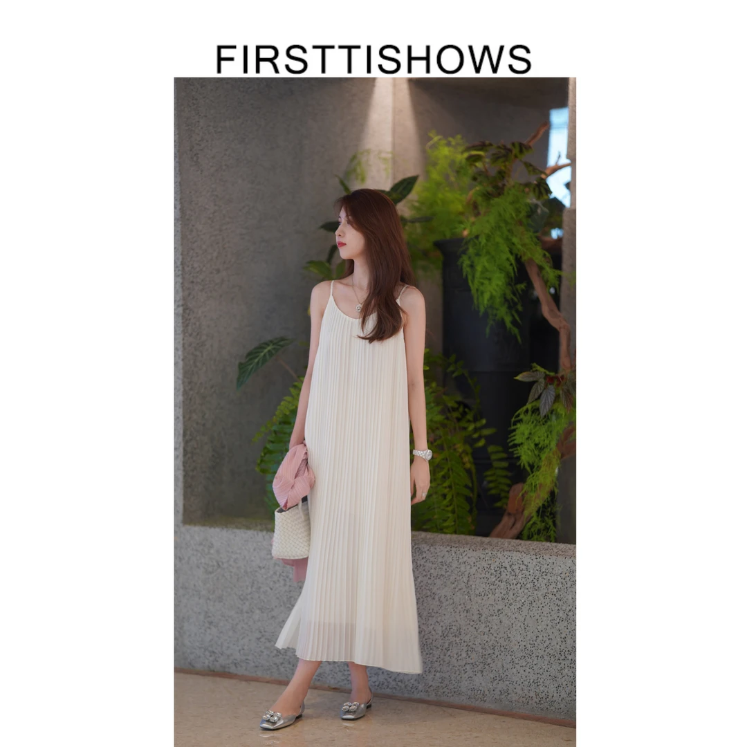 「VITALITY COCO」【钢琴裙】设计感显瘦吊带连衣裙原创设计长裙-267