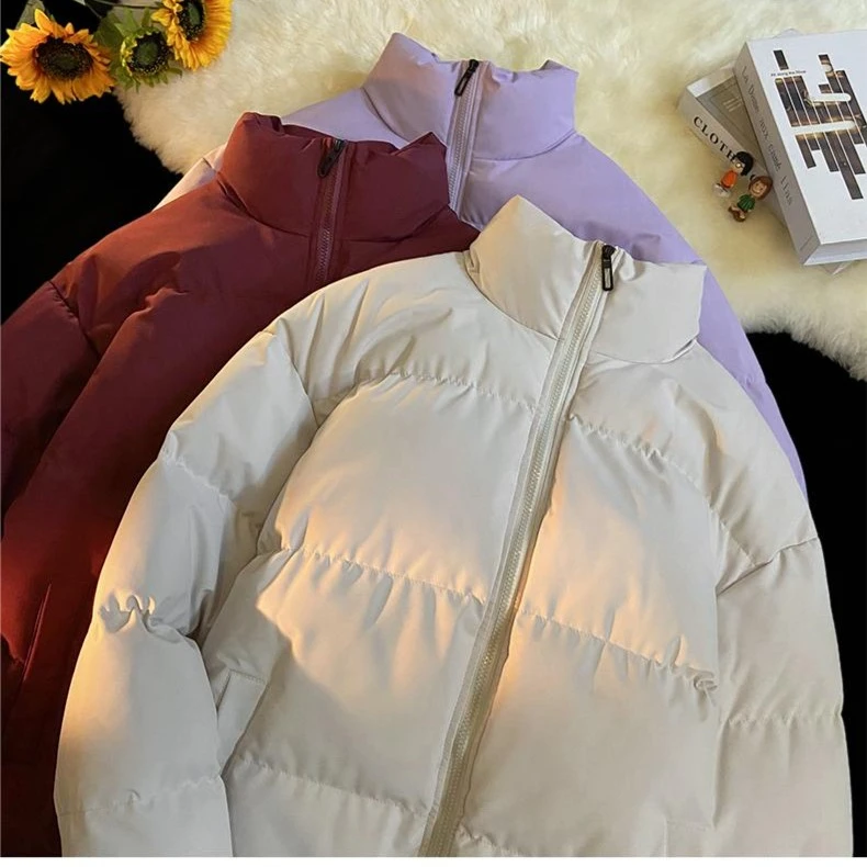HSTYLE/韩都衣舍秋冬季加厚立领棉衣棉服