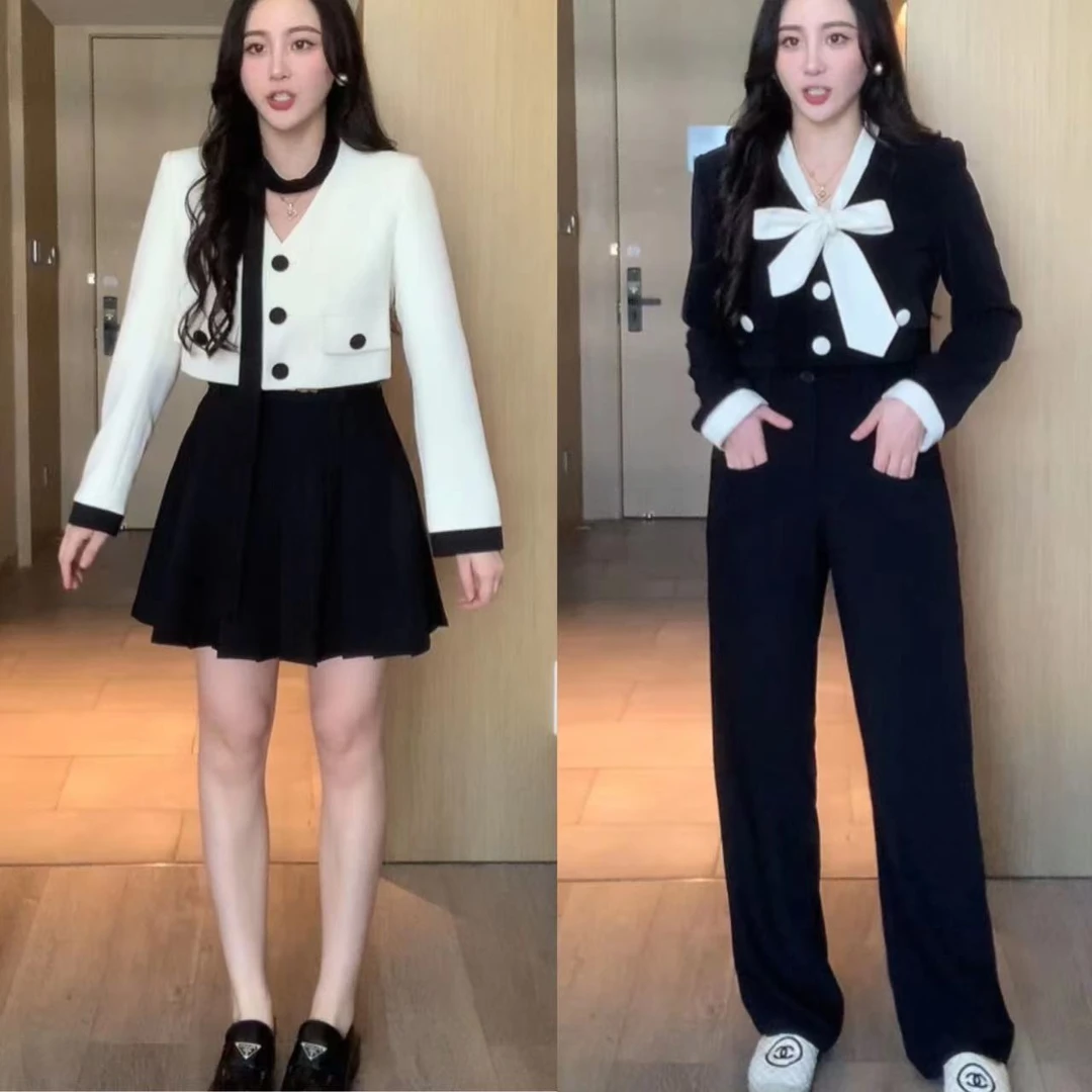 XINYI【甜百利】秋季飘带外套女韩版宽松气质显瘦上衣X623A01994-1