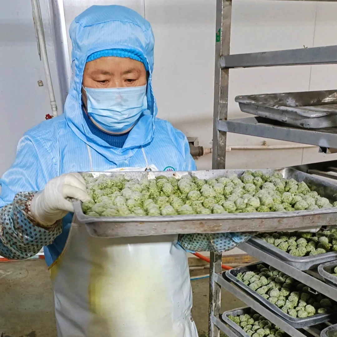 速冻荠菜丸子火锅麻辣烫蔬菜丸子速食新鲜冷冻河南特产270g/袋