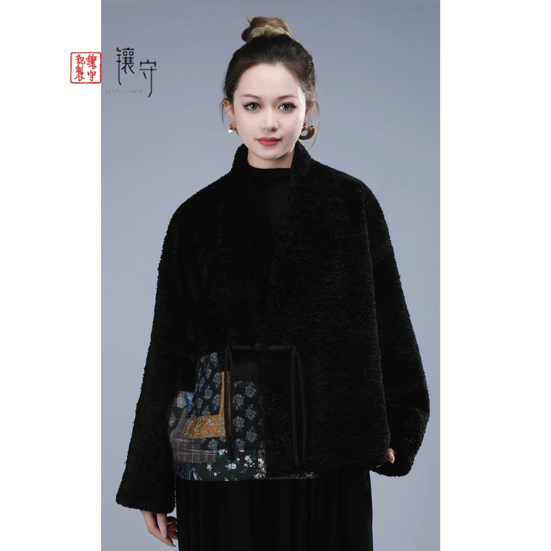 【镶守·演梦】新中式秋冬时尚气质轻奢高级复古百搭短款外套LT303
