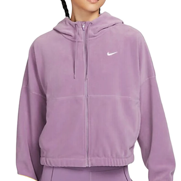 Nike/耐克女秋季抓绒保暖连帽连帽夹克运动服 FB5639-536