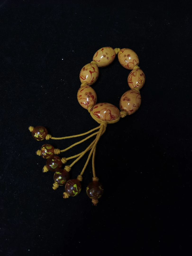 铜合金琉璃手链 3658复古琉璃手链