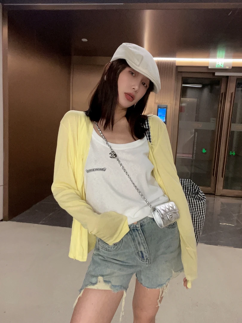 美式甜辣梨形身材做旧显高显瘦牛仔短裤