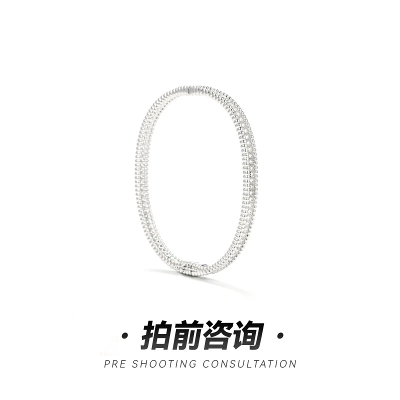 合金手镯 窄版满天星手镯经典时尚潮流小众个性满钻礼物 备2