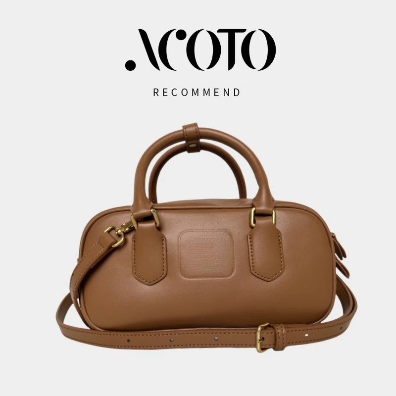 【彭彭高定】Acoto&猫加保龄球包时尚百搭单肩波士顿枕头斜挎包Z137