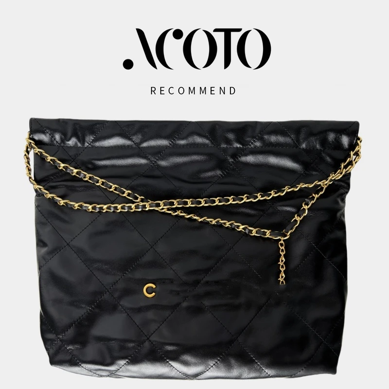 【彭彭高定】Acoto&香老师竖版垃圾袋百搭单肩斜挎包Z115-Z116