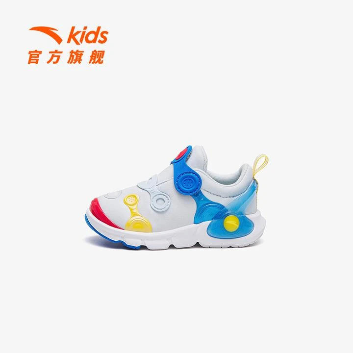 安踏婴儿休闲鞋春秋新款婴童软底防滑宝宝鞋舒适防滑跑步运动鞋子