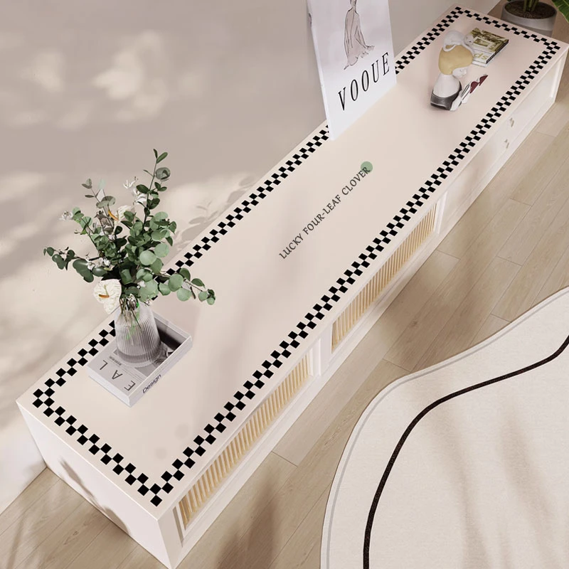 台布餐边柜茶几玄关鞋柜电视柜台面台面保护卧室桌面垫酒柜桌布垫