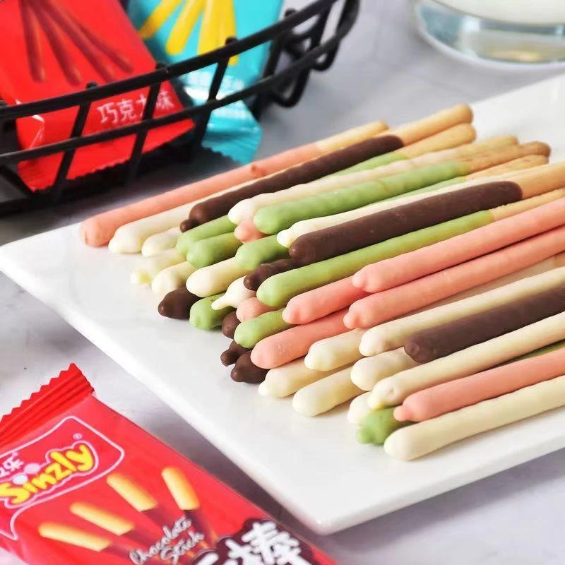 【小扬哥力荐】巧克力棒涂层手指饼干多口味好吃的长条饼干学生健