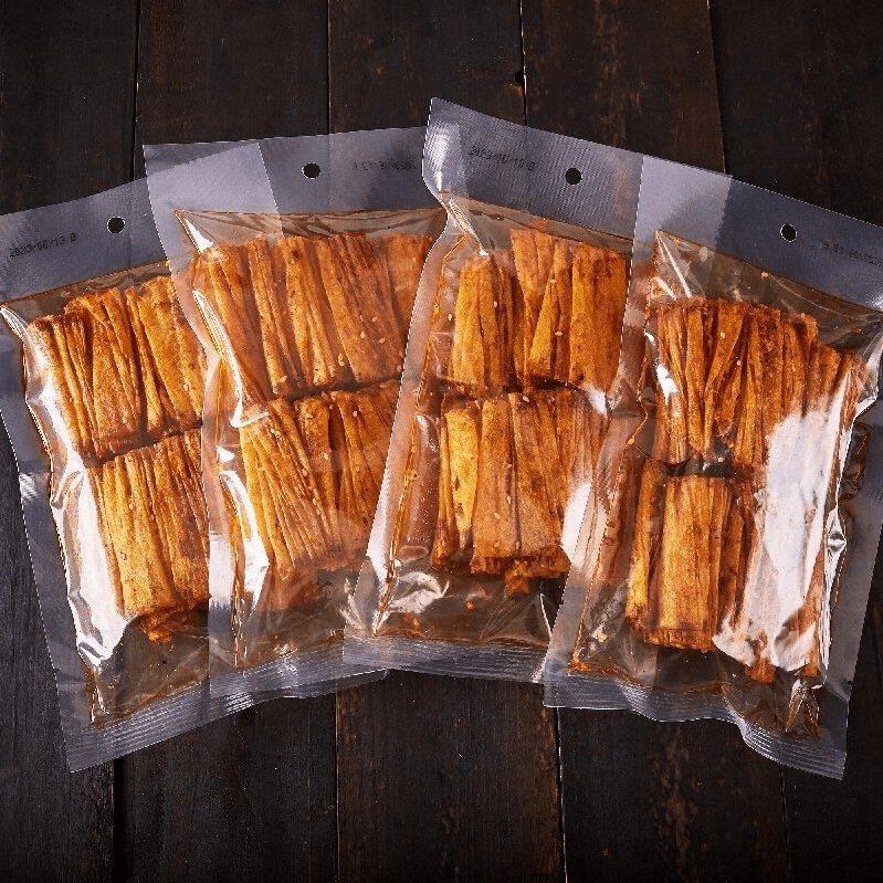 【小扬哥力荐】网红香辣豆皮豆卷辣条辣片麻辣豆腐干休闲零食儿时