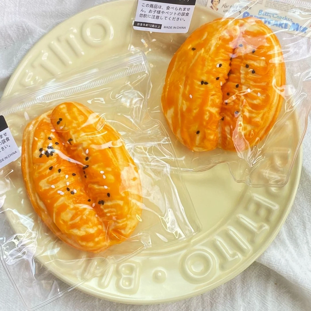 网红大油条食品级硅胶奶油水感解压玩具