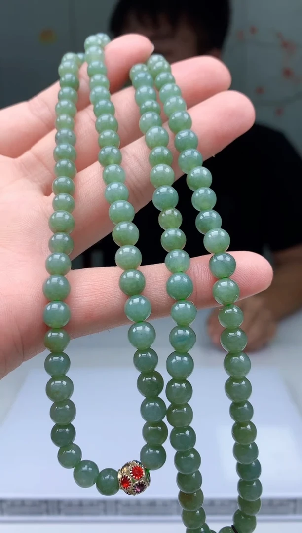 【闪购商品】翡翠颈饰未镶嵌4830bb-jj珠链20