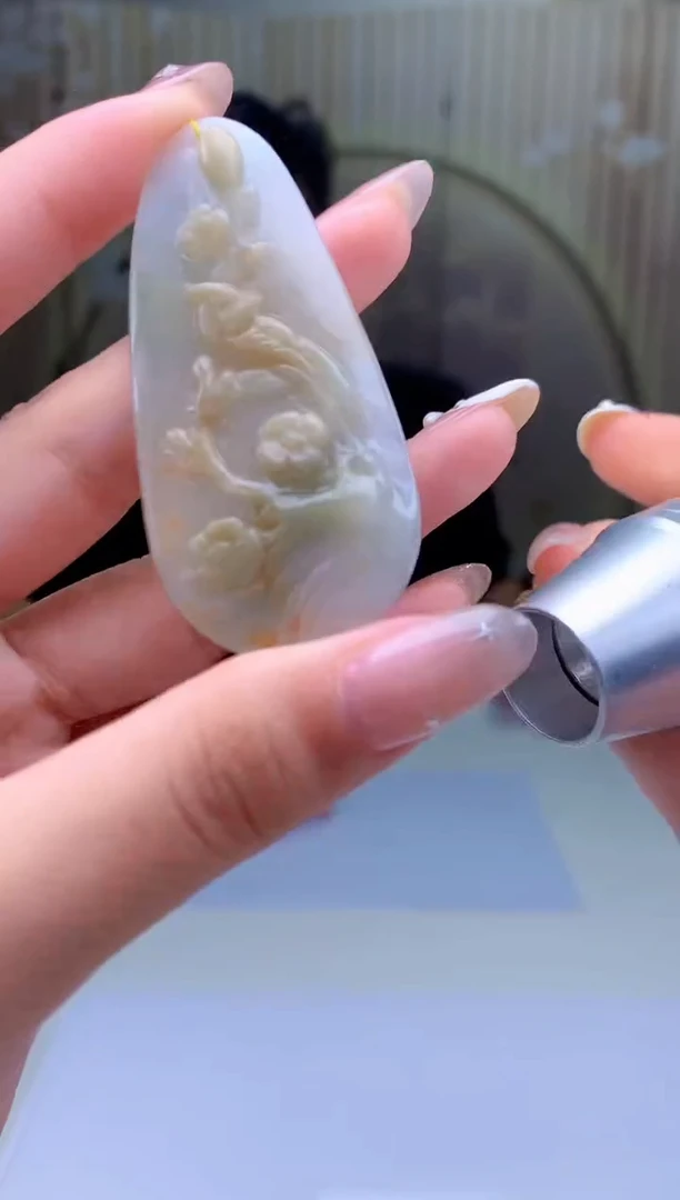 【闪购商品】定制翡翠未镶嵌5142xd-毛货挂件42